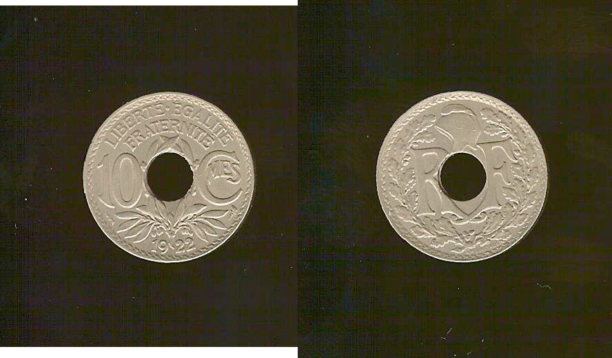 10 centimes  Lindauer 1922 EF